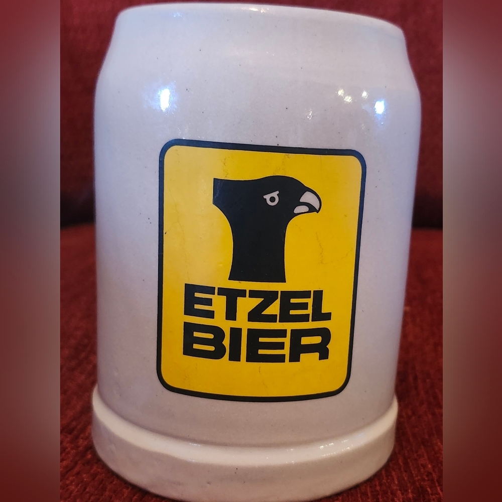 Vintage Etzel Beer Stein, Mug